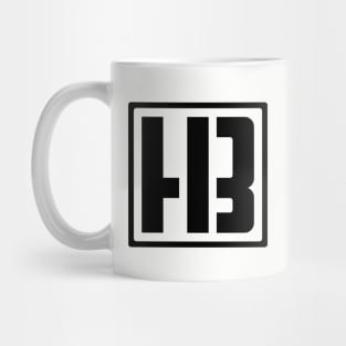 Haunted Birthday Minimalist Logo (black) Mug